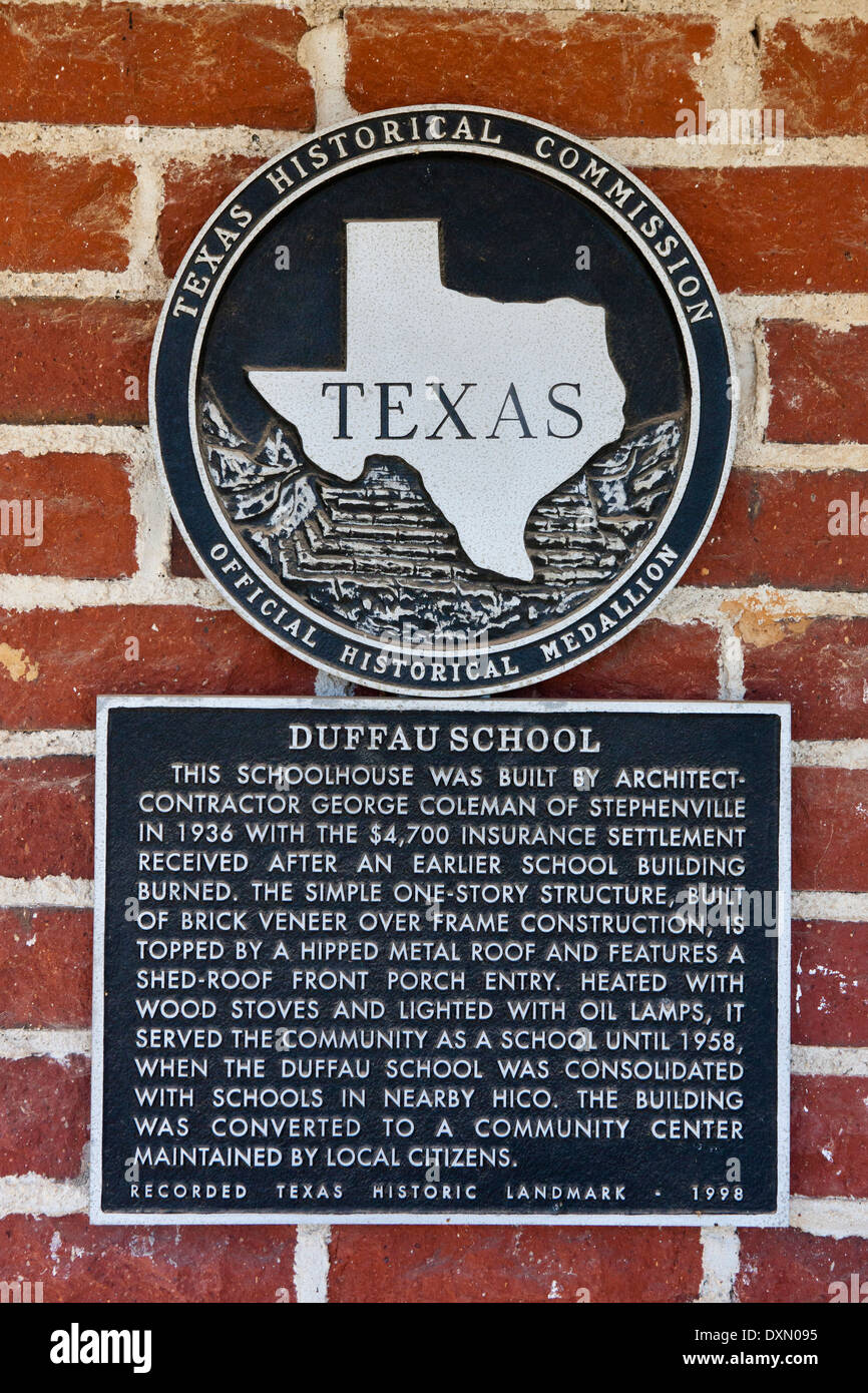 Schoolhouse duffau texas tx hires stock photography and images Alamy
