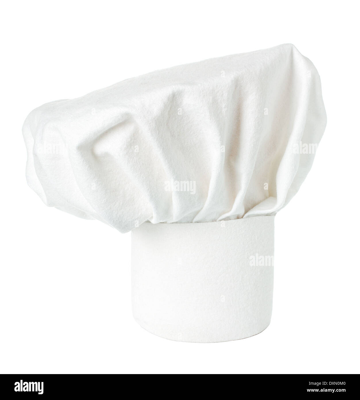 White cooks cap, chef hat isolated on white background Stock Photo - Alamy
