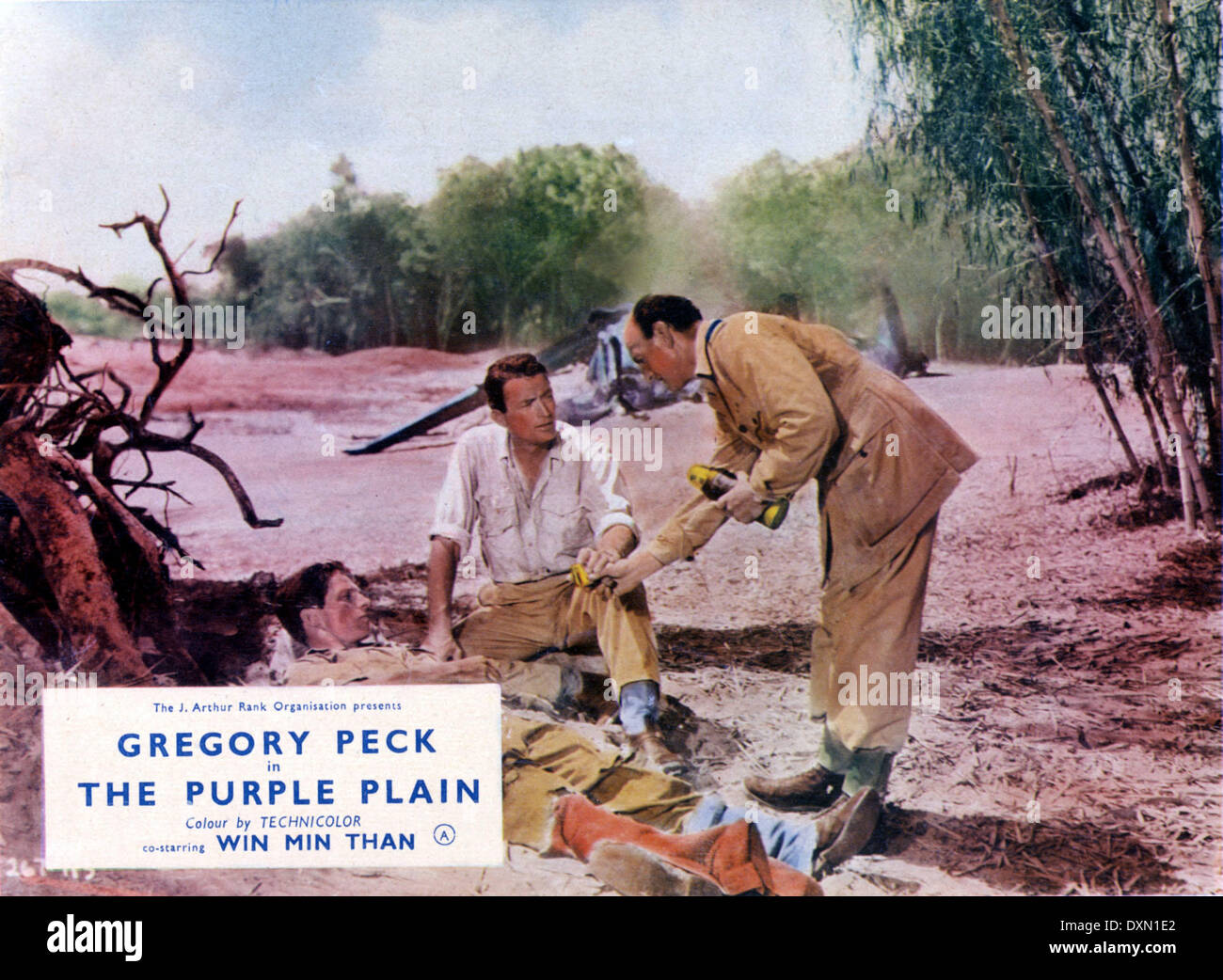The purple plain 1954 gregory peck hires stock photography and