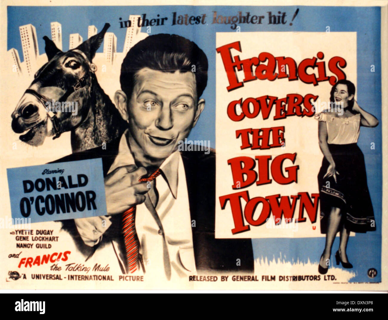 FRANCIS COVERS THE BIG TOWN Stock Photo Alamy