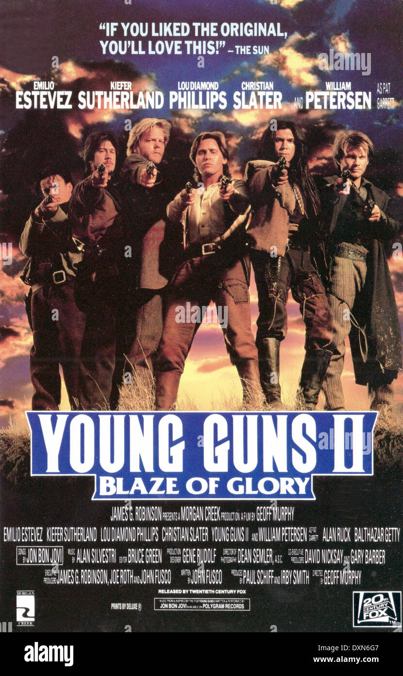 YOUNG GUNS II Stock Photo