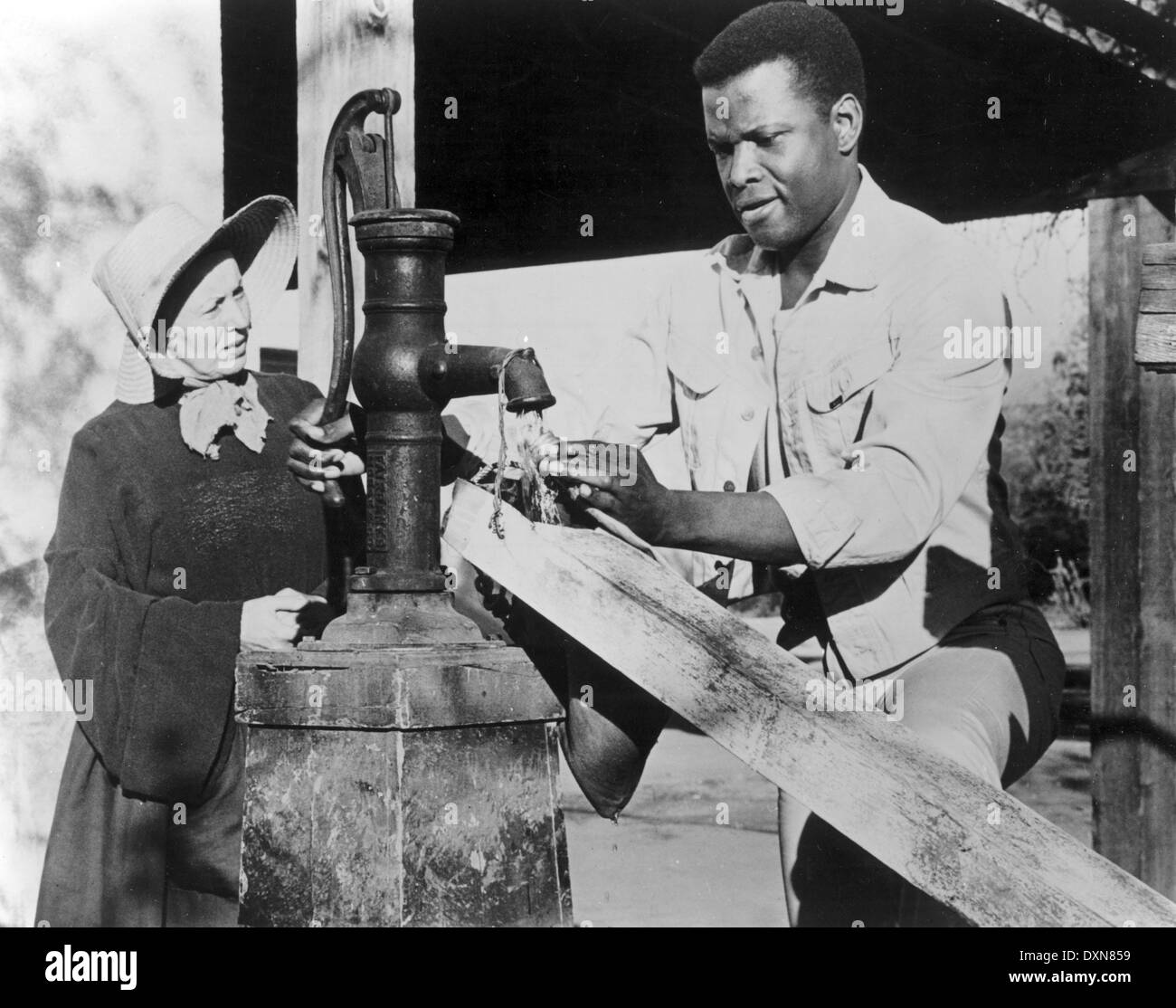 Lilies of the field 1963 sidney poitier hires stock photography and