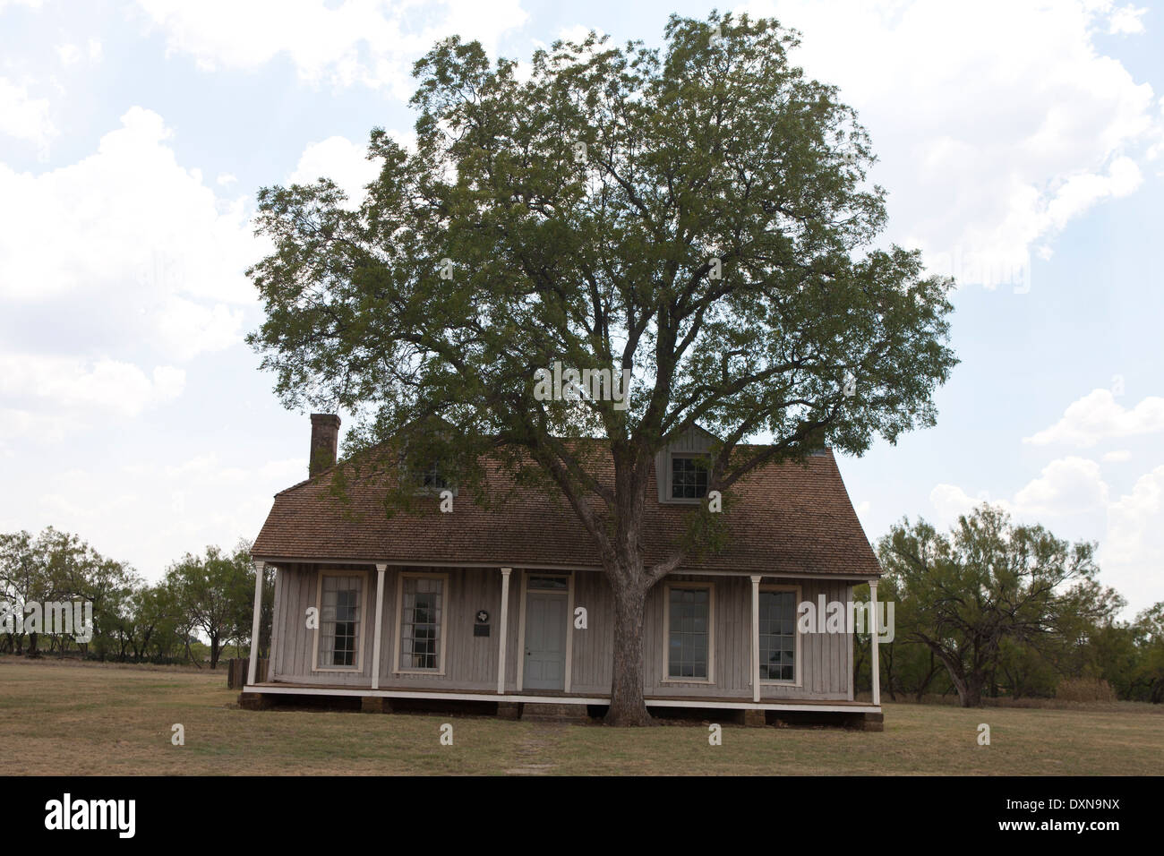 Officer's Quarters building, Fort Richardson State Park, Jacksboro, Texas, United States of America Stock Photo