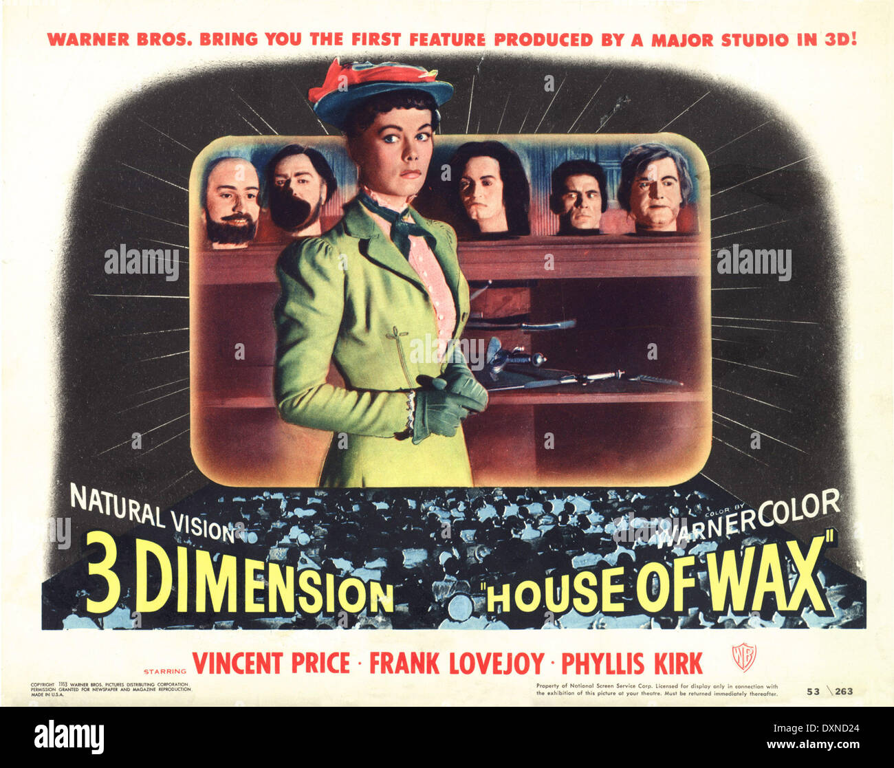 HOUSE OF WAX Stock Photo