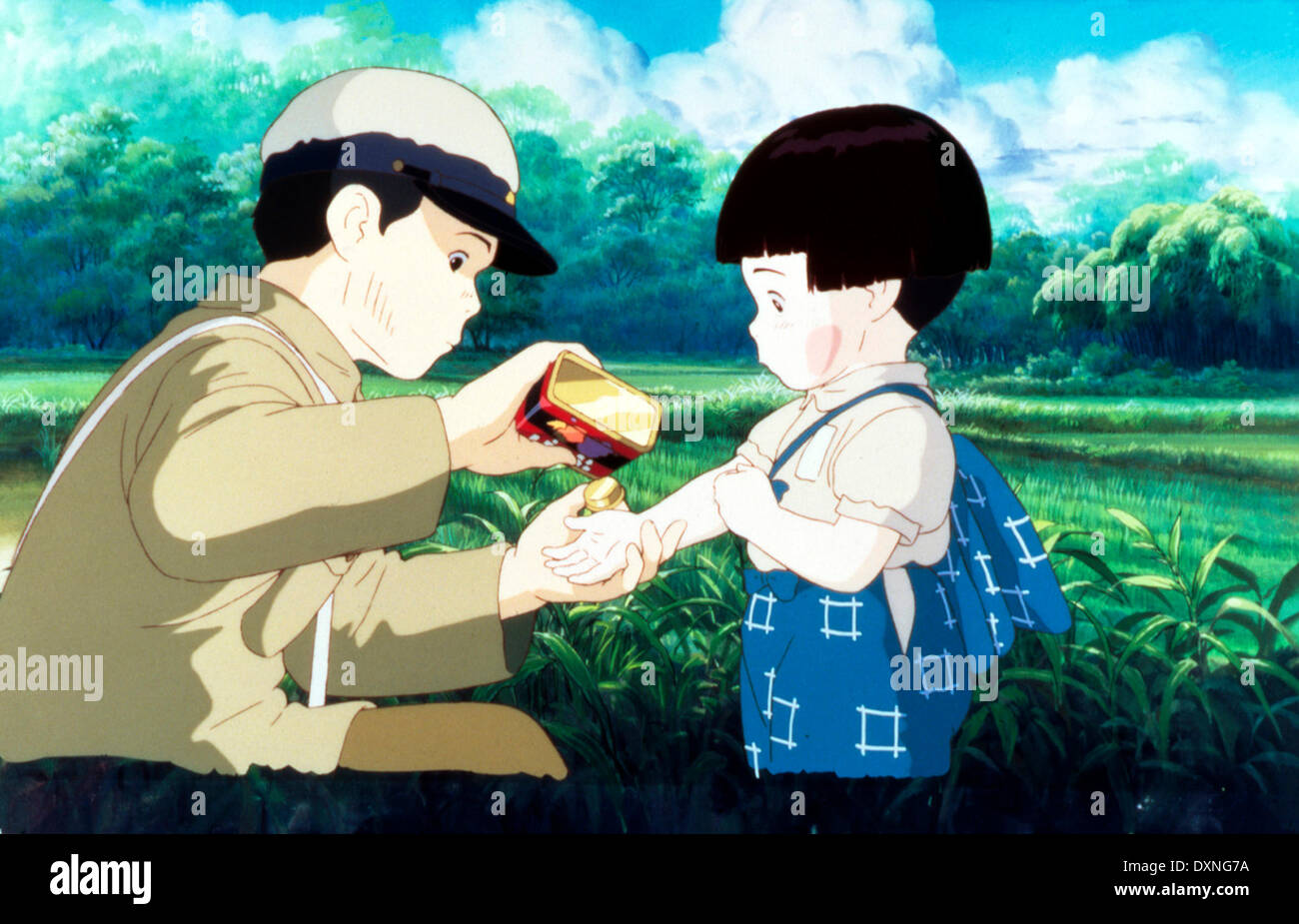 Hotaru no haka Grave of the Fireflies Year : 1988 - Japan Director : Isao  Takahata Animation Stock Photo - Alamy