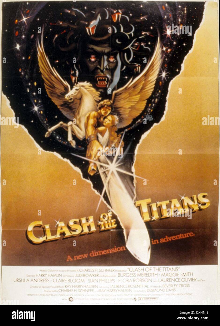 Clash of the titans poster hi-res stock photography and images - Alamy