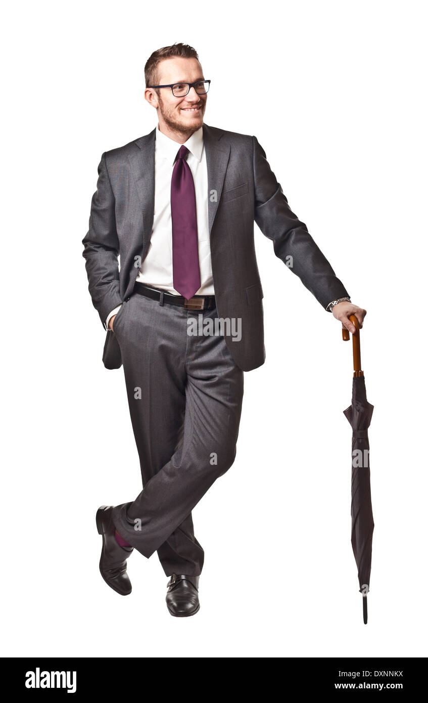 businessman portrait isolated on white background Stock Photo