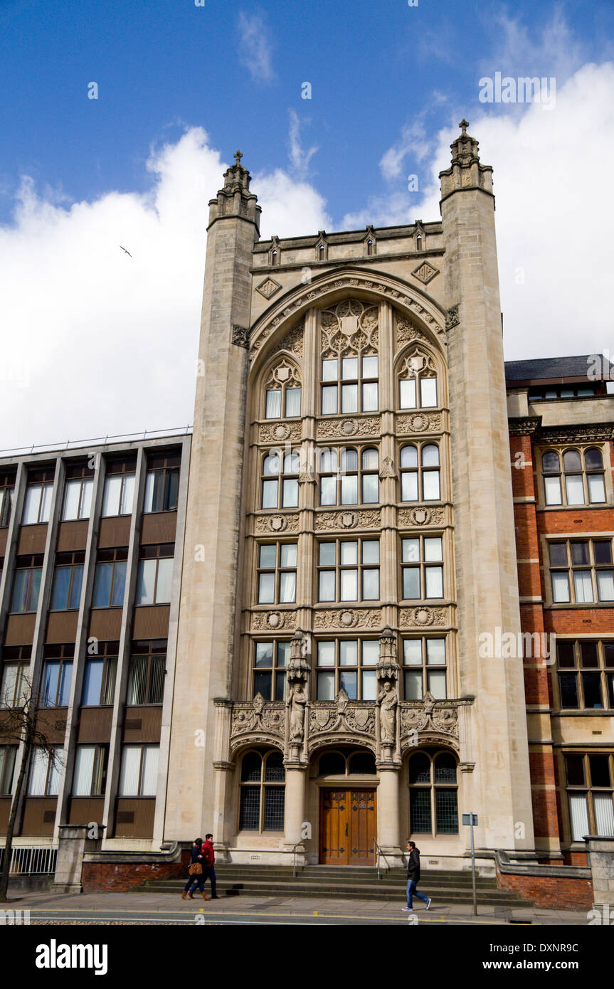 Cardiff university building, Newport Road, Cardiff, South Wales. Stock Photo