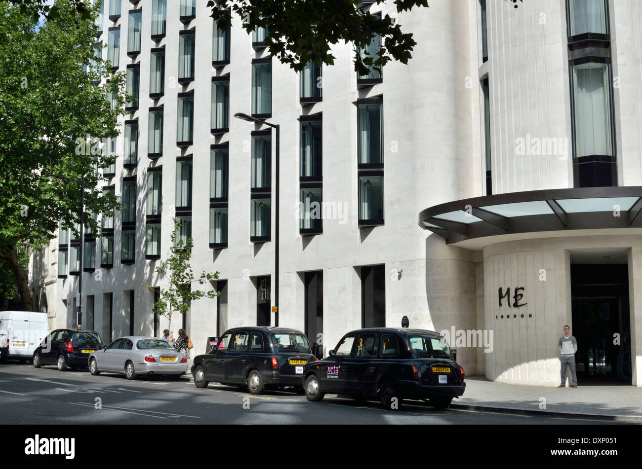 The ME London Hotel in The Strand, Aldwych, London, UK. Stock Photo