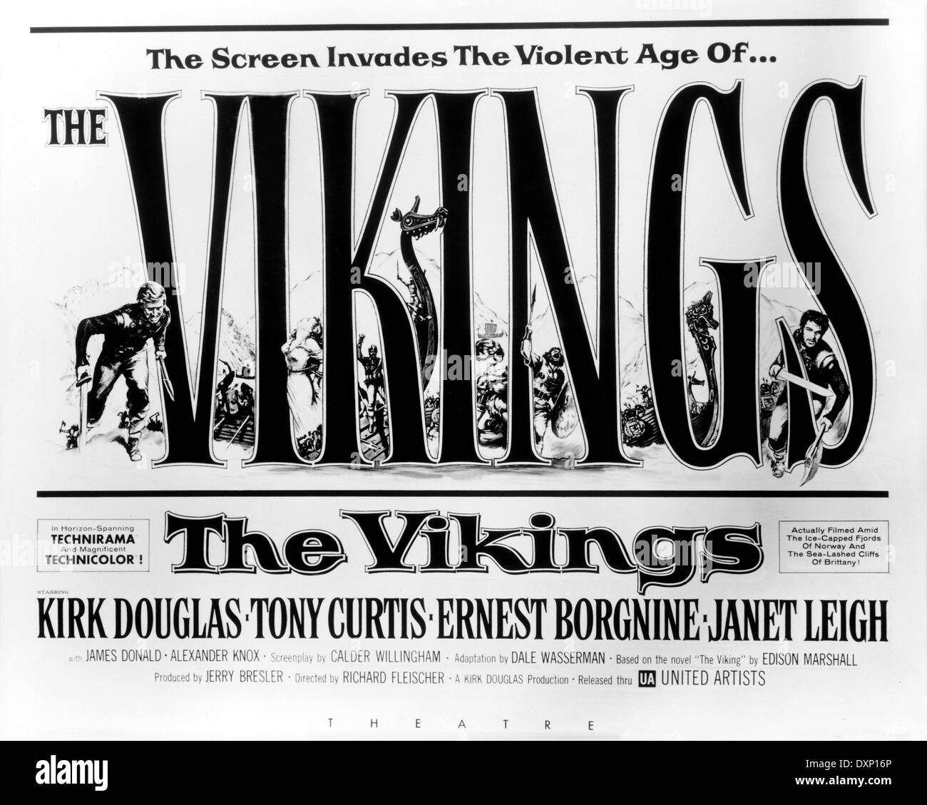 The vikings tony curtis hires stock photography and images Alamy