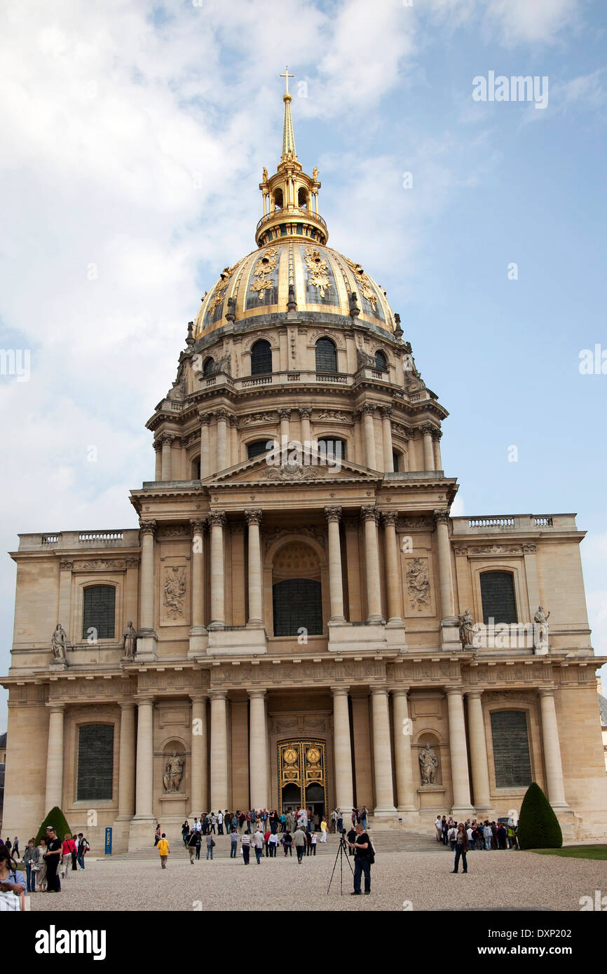 Chapel of Saint Louis des Invalides in Paris, France Stock Photo