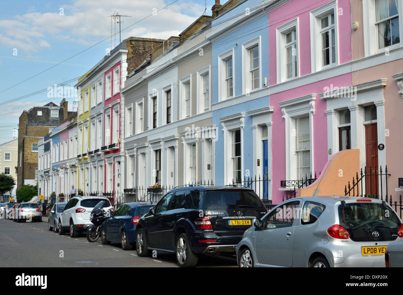 Denbigh Terrace W11, Notting Hill, London, UK Stock Photo Alamy