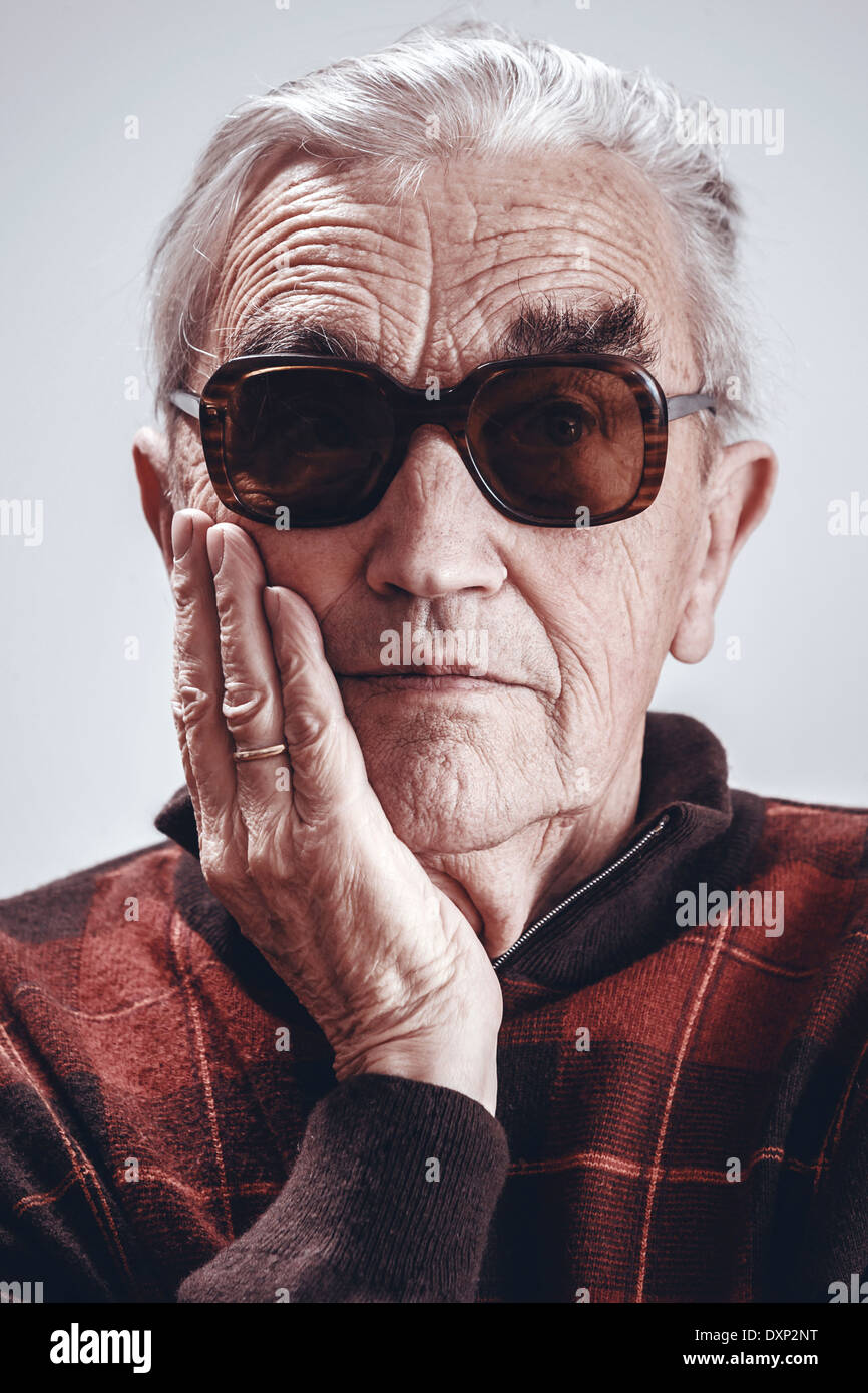 Content male in sunglasses hi-res stock photography and images - Alamy