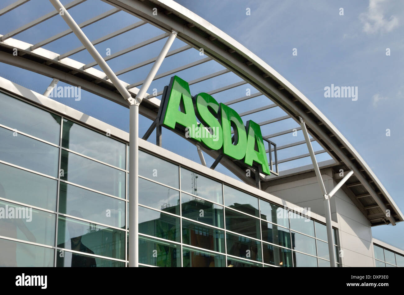 Asda Supermarket exterior, Edmonton Green, London, UK Stock Photo