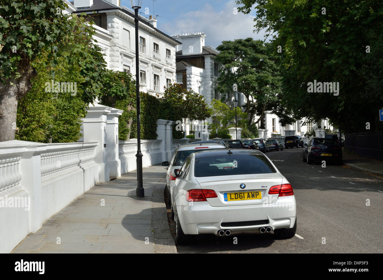 The Boltons SW10, Fulham, London, UK. Stock Photo