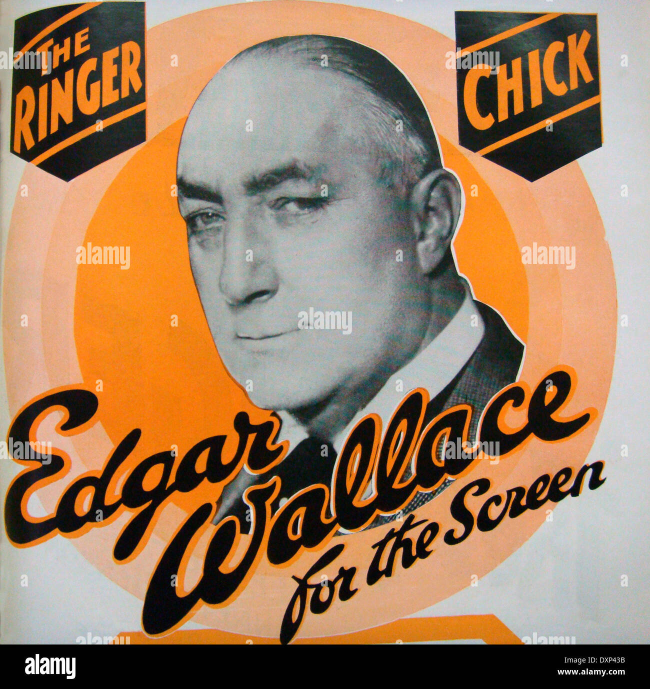 EDGAR WALLACE Stock Photo