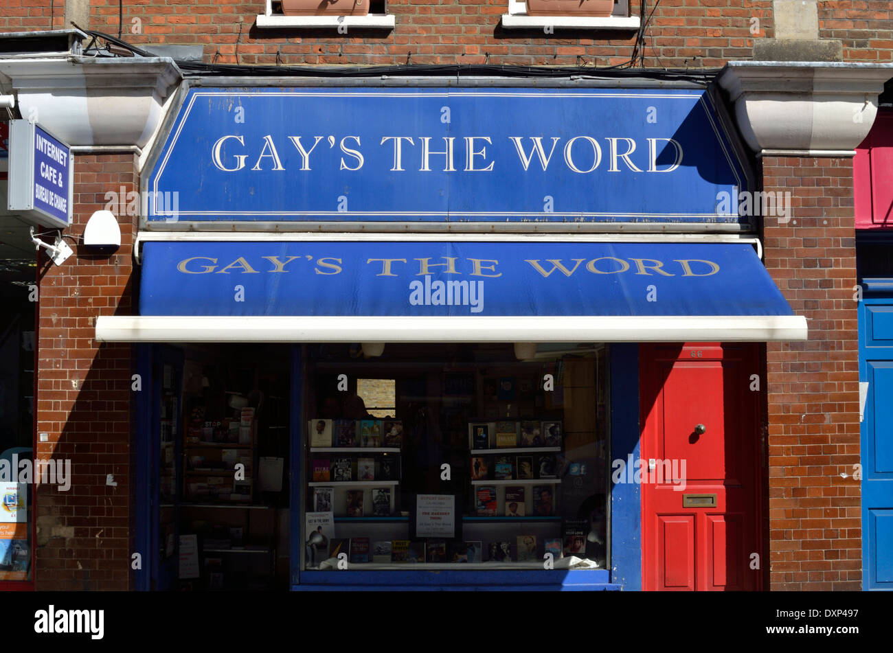 Gay's the Word bookshop in Marchmont Street, London, UK Stock Photo