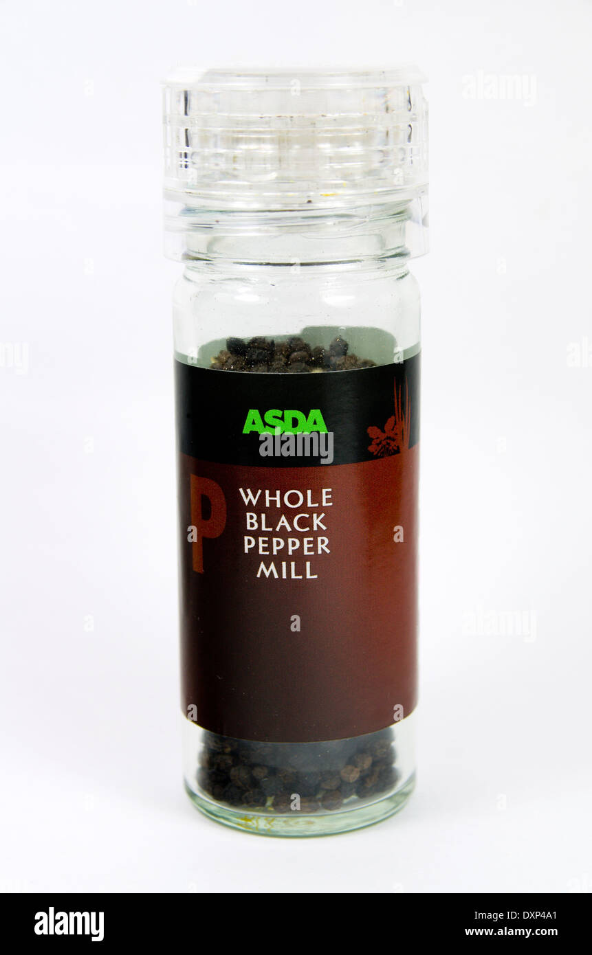 Asda peppermill Stock Photo