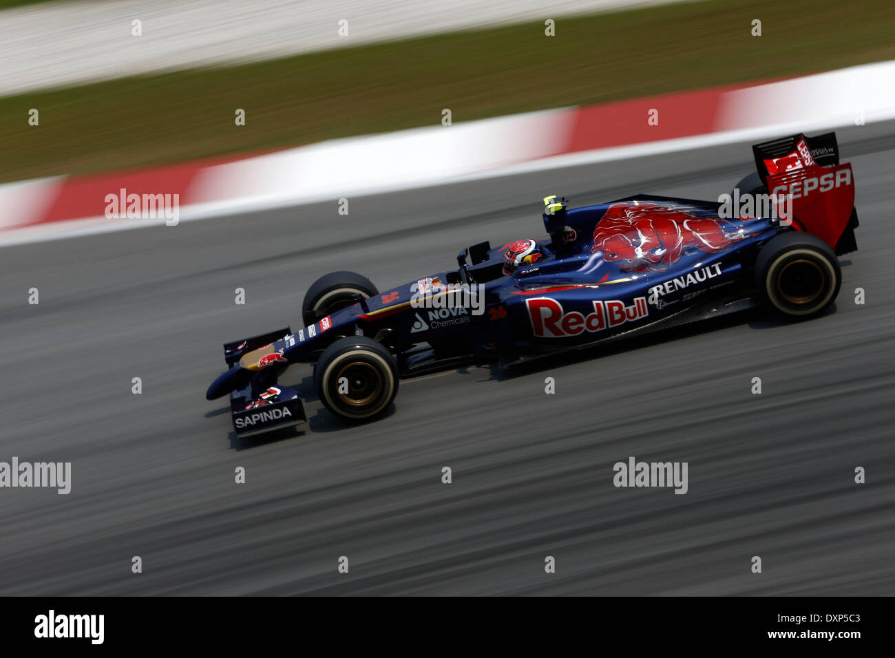 Motorsports: FIA Formula One World Championship 2014, Grand Prix of Malaysia,   #26 Daniil Kvyat (RUS, Scuderia Toro Rosso), Stock Photo