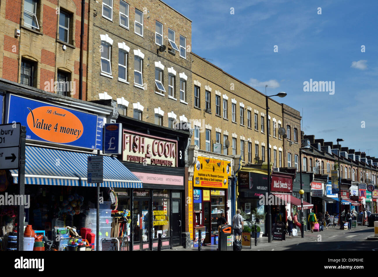 Blackstock Road in Finsbury Park, London, UK Stock Photo 68100298 Alamy