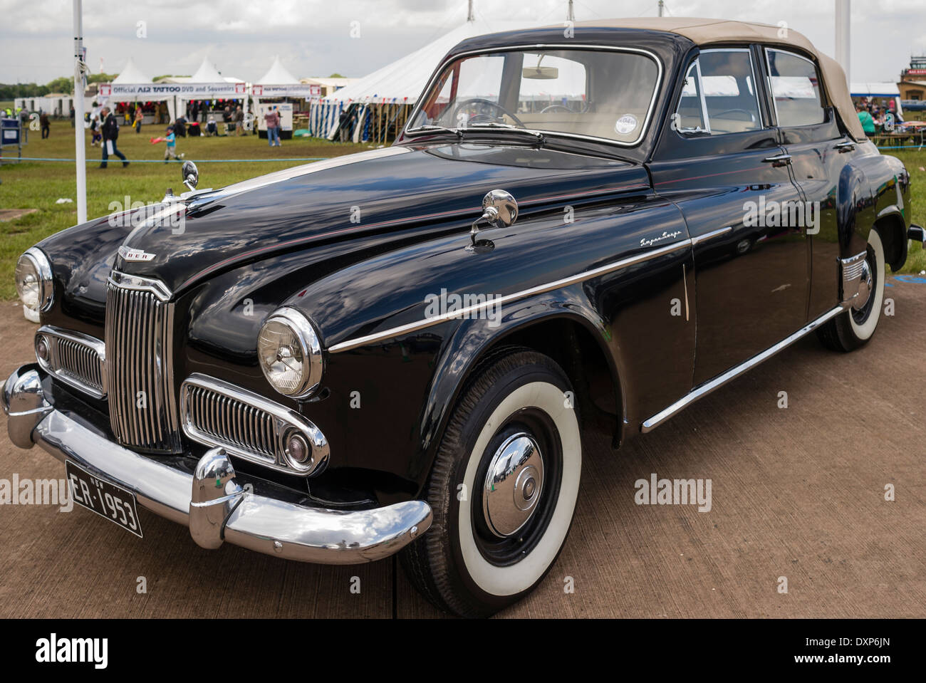 Historical Royal car on show in UK Stock Photo