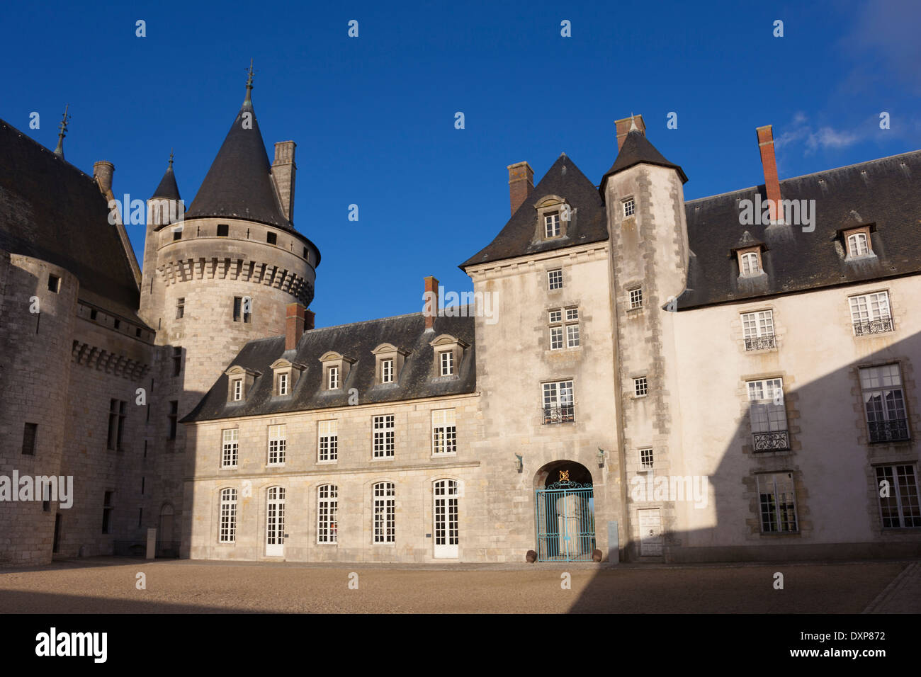 Castle of Sully-Sur-Loire, Loiret, France Stock Photo