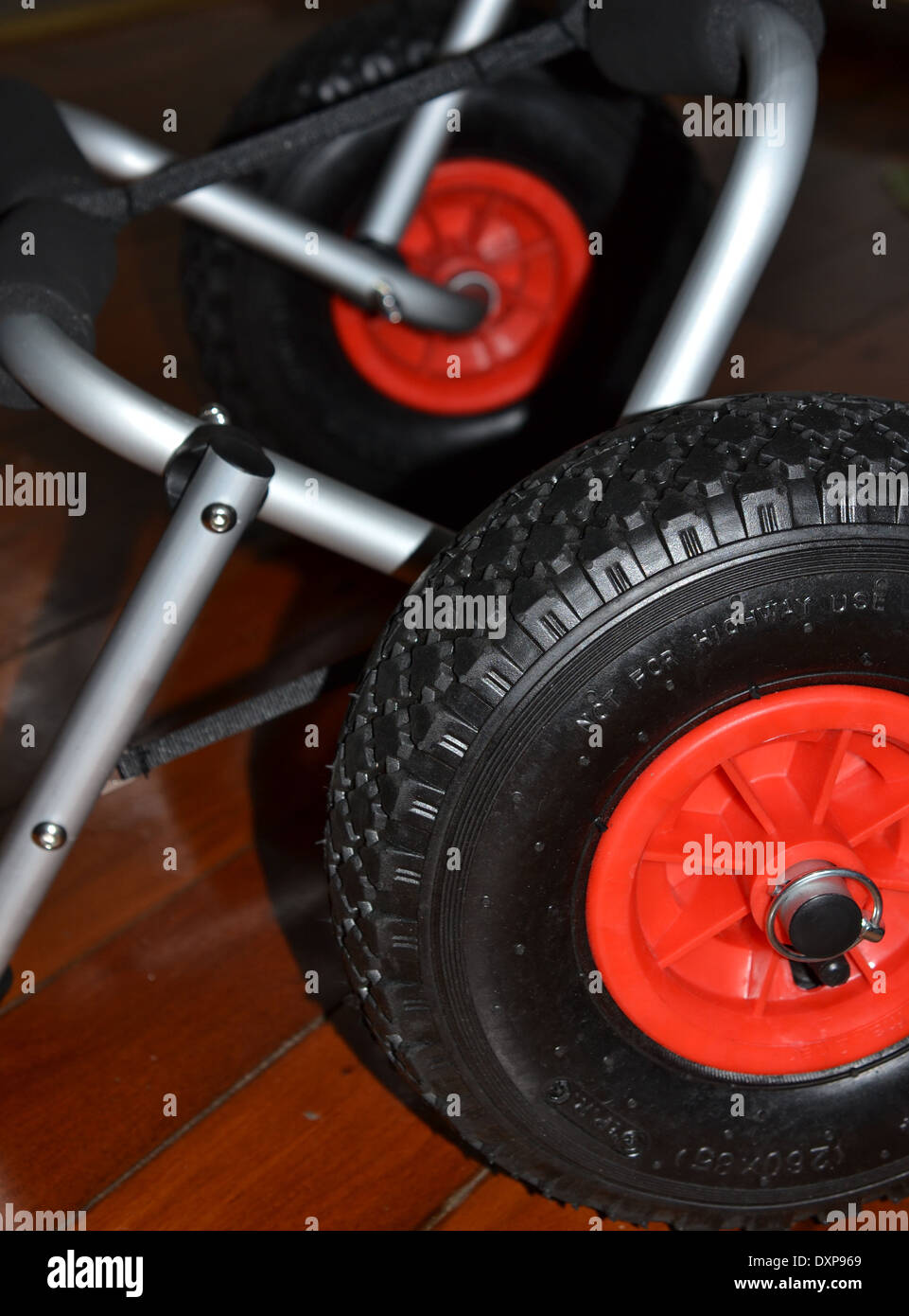 Lightweight kayak / canoe trolley Stock Photo Alamy