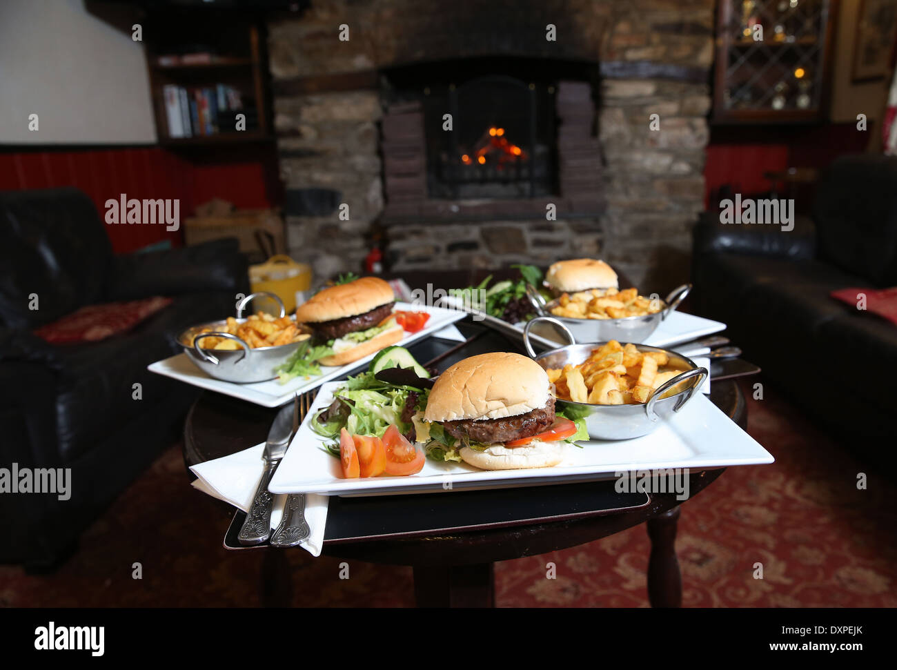 Cosy Pub good food Stock Photo Alamy