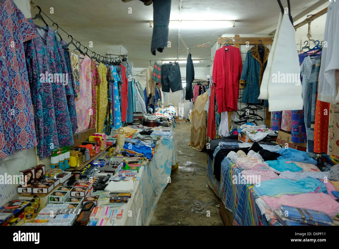 The "Russian Flea Market" in the city of Netanya Israel Stock Photo - Alamy