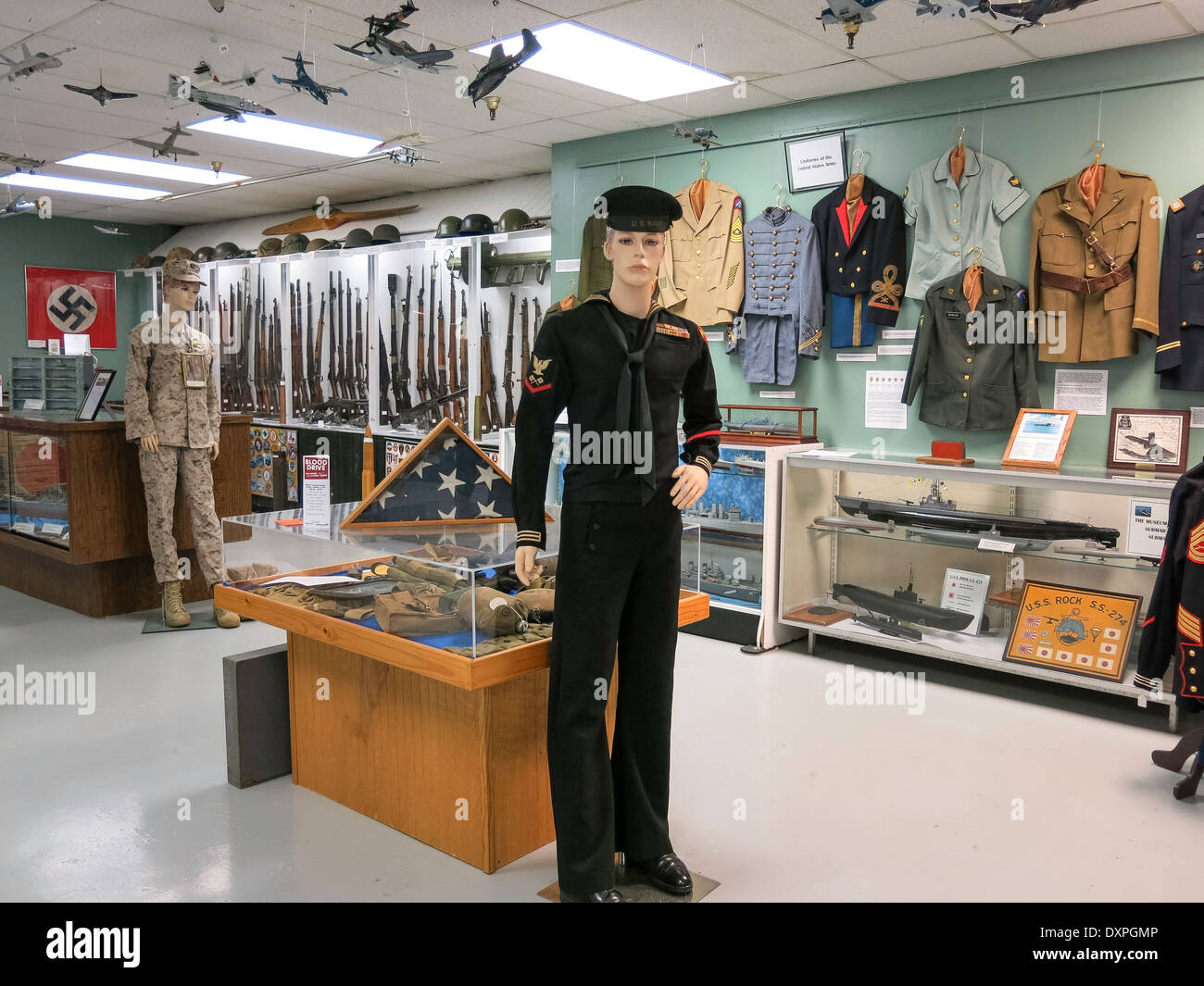 Military Heritage Museum, Fishermen's Village, Punta Gorda, Florida, USA Stock Photo