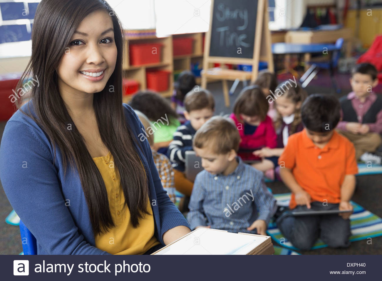 Portrait of indian teacher hi-res stock photography and images - Alamy