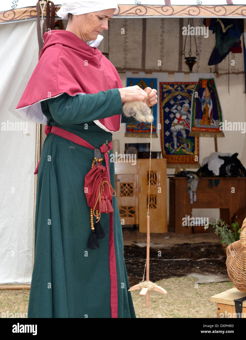 Medieval Cottage Crafting Stock Photo 68109089 Alamy