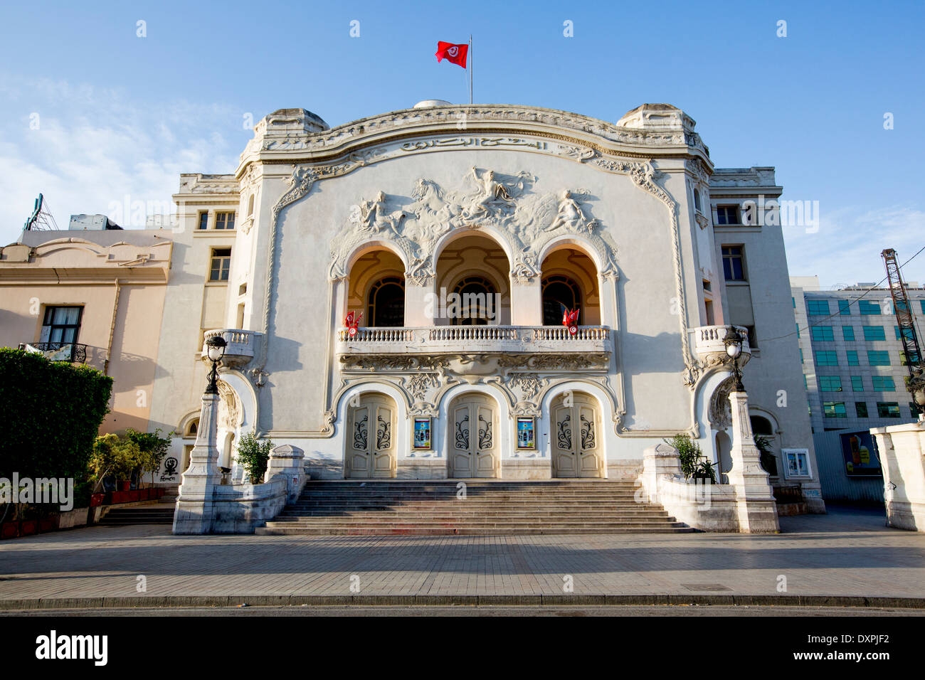 Theatre Municipal, Tunis, Tunisia Stock Photo - Alamy