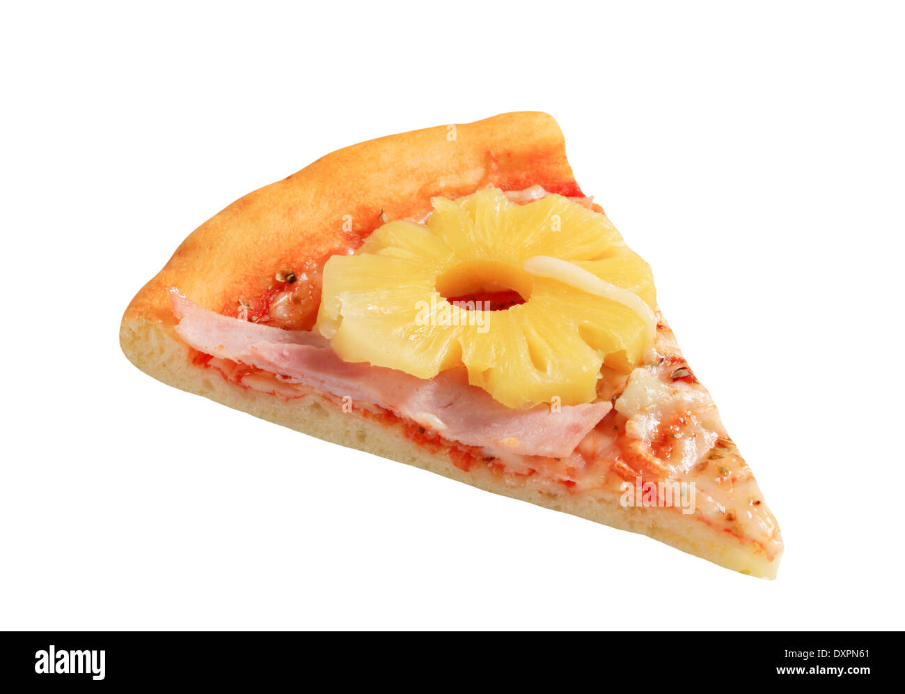 Hawaiian pizza slice Cut Out Stock Images & Pictures - Alamy