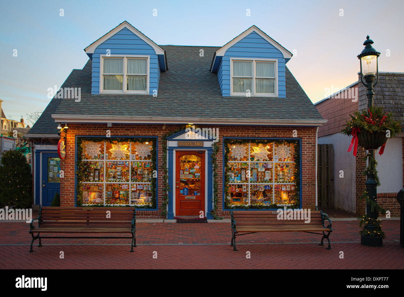 Gift store on the Washington Street Mall, Cape May, New Jersey, USA Stock Photo