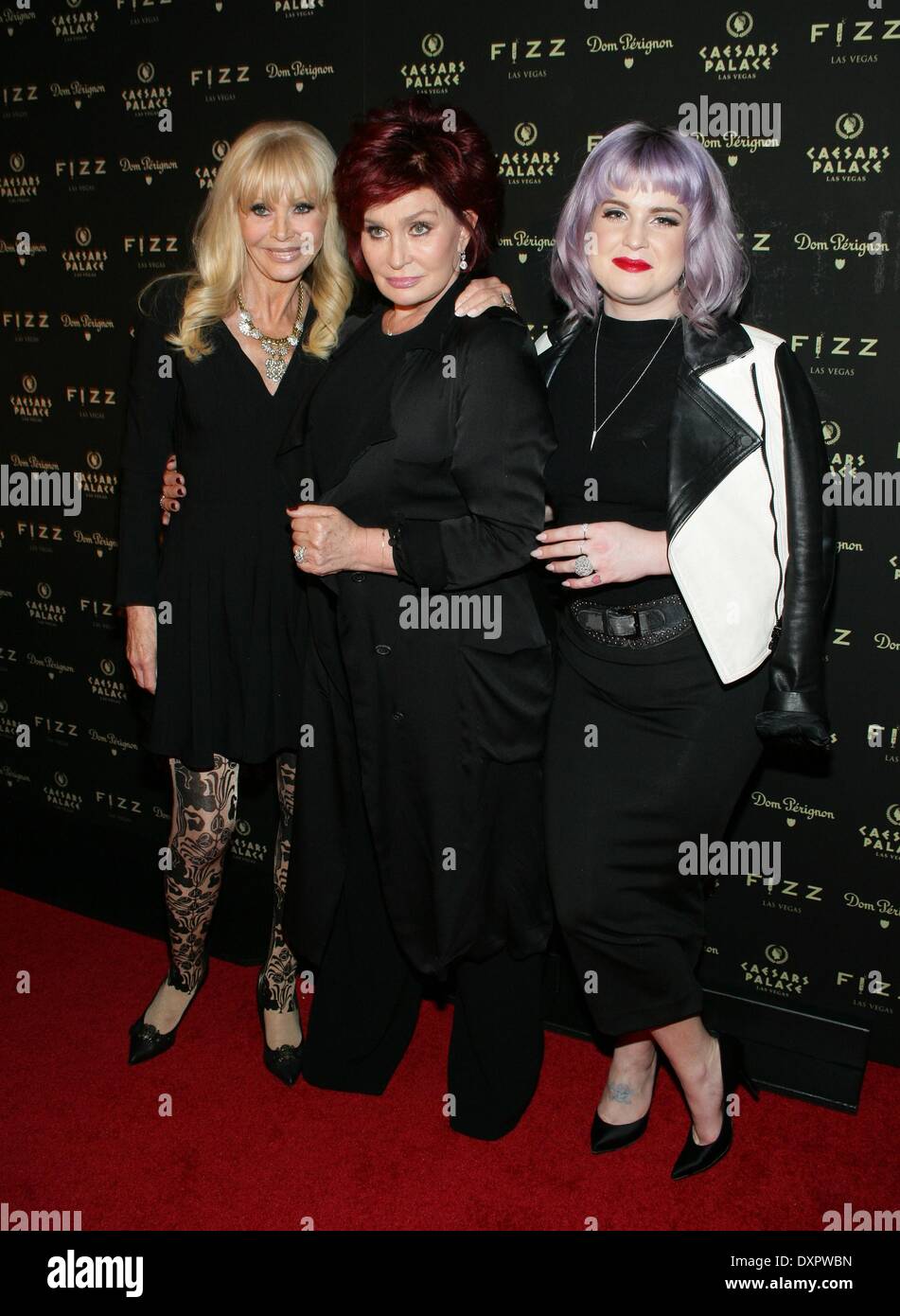 Las Vegas, NV, USA. 28th Mar, 2014. Britt Ekland, Sharon Osbourne
