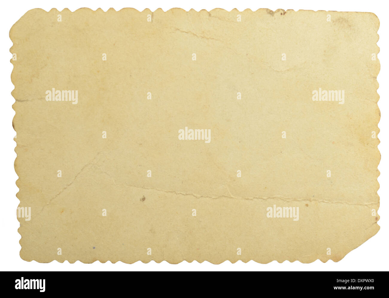 old photo paper on white Stock Photo Alamy