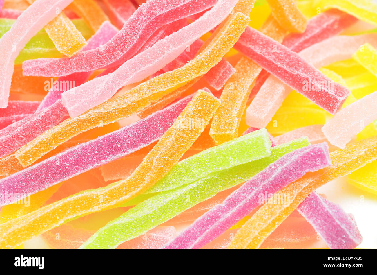 jelly fruit stripes Stock Photo Alamy