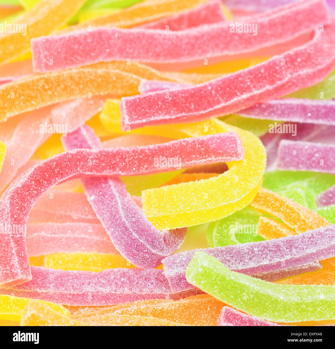 jelly fruit stripes Stock Photo Alamy