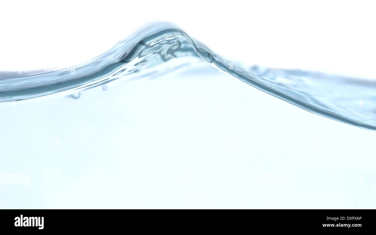 water wave isolated on white Stock Photo - Alamy