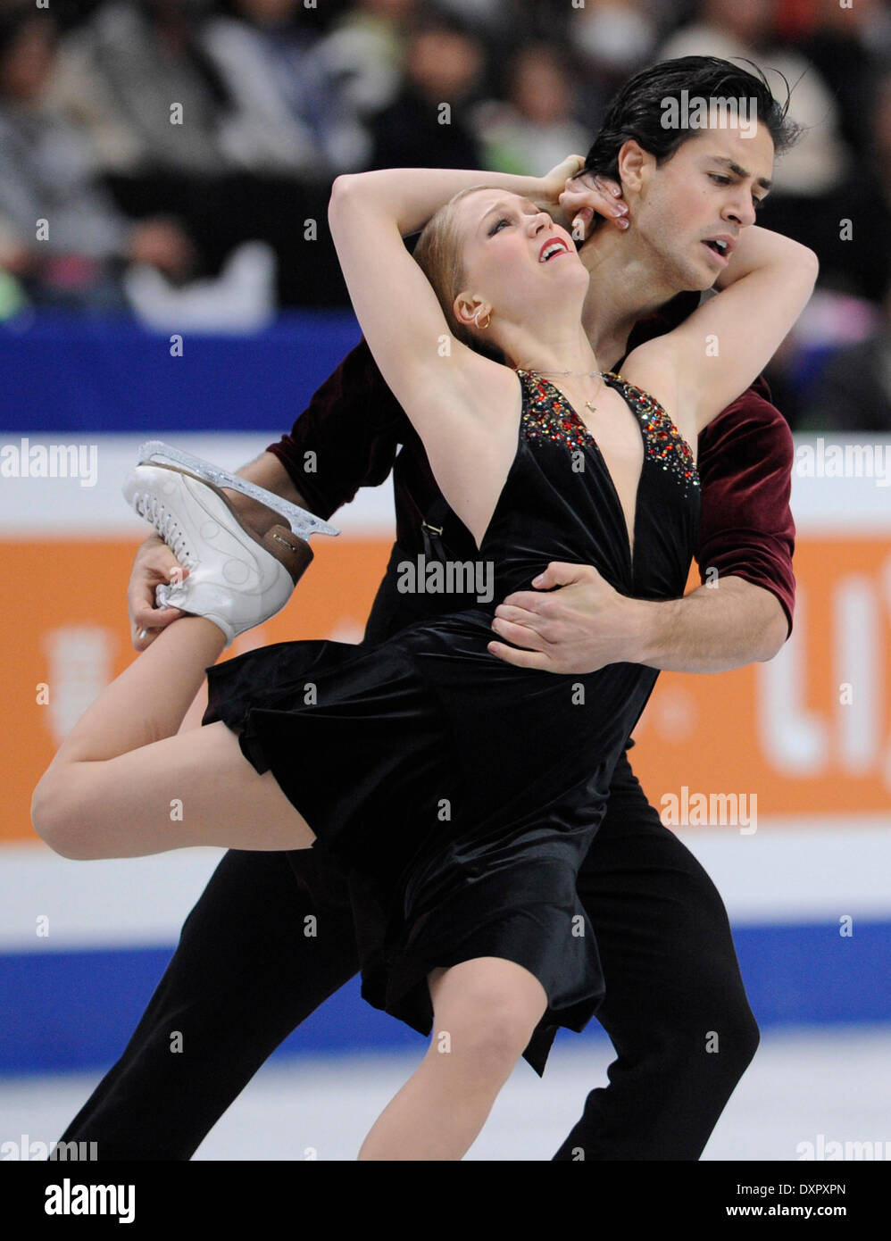 Saitama, Japan. 29th Mar, 2014. Kaitlyn Weaver (L) and Andrew Poje of ...