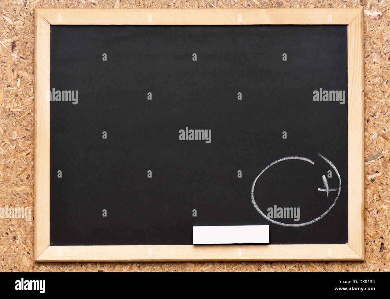 Chalkboard with writing Stock Photo Alamy