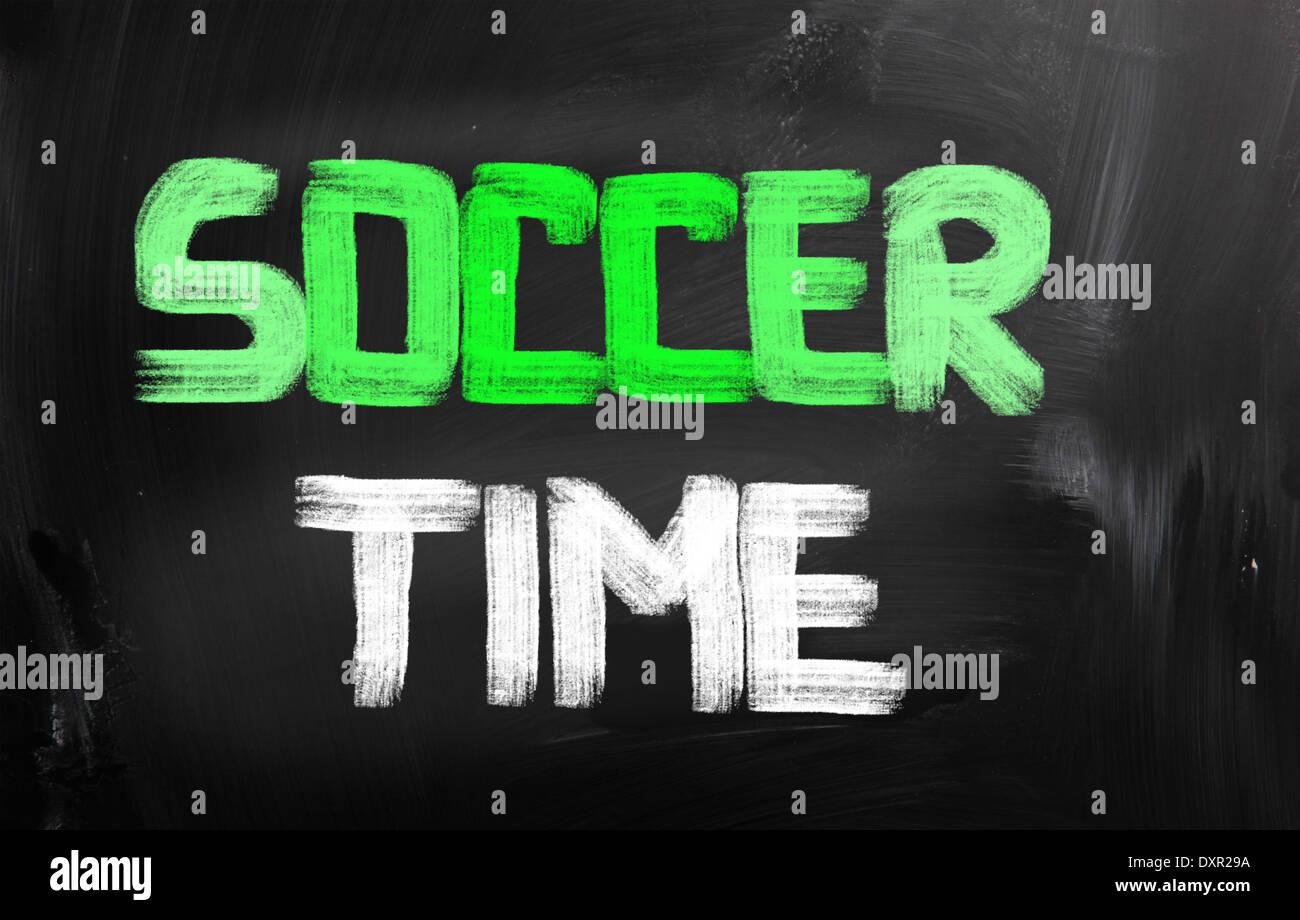 Soccer Time Concept Stock Photo Alamy