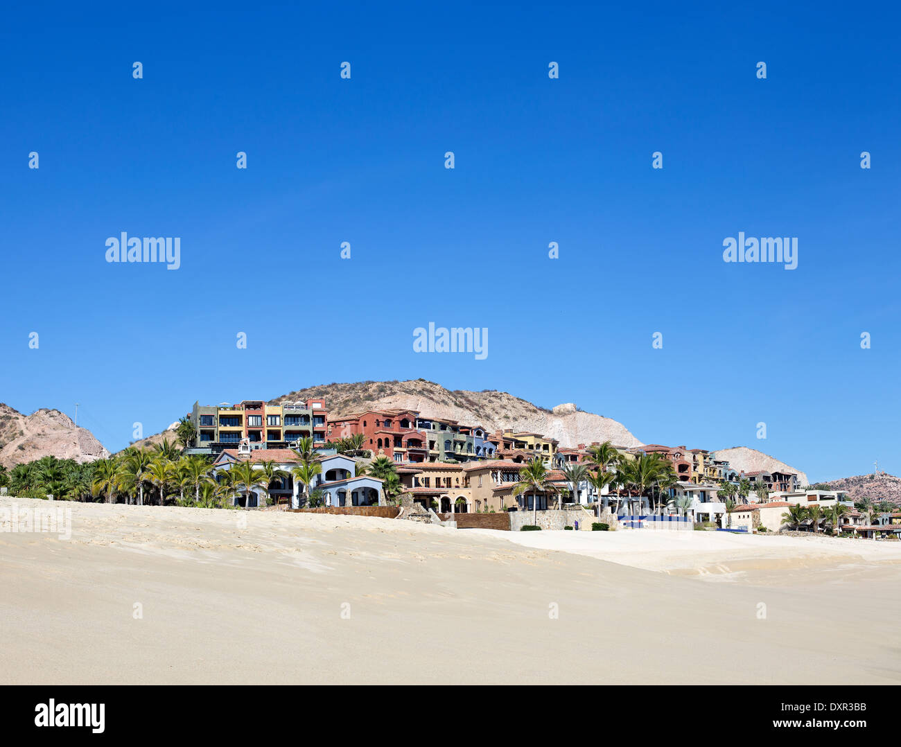 village on the beach Stock Photo