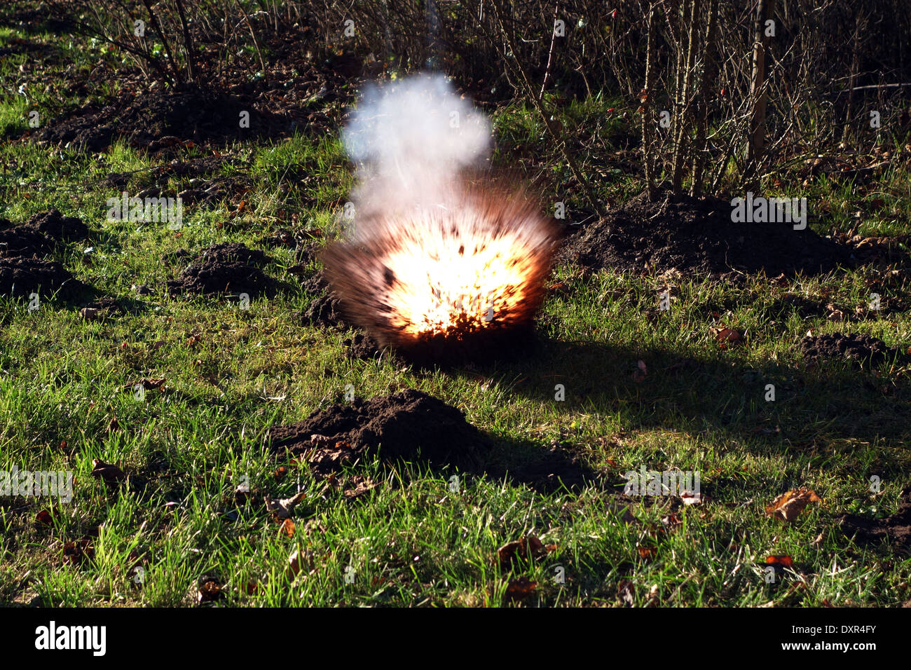Liquid Oxygen Explosion