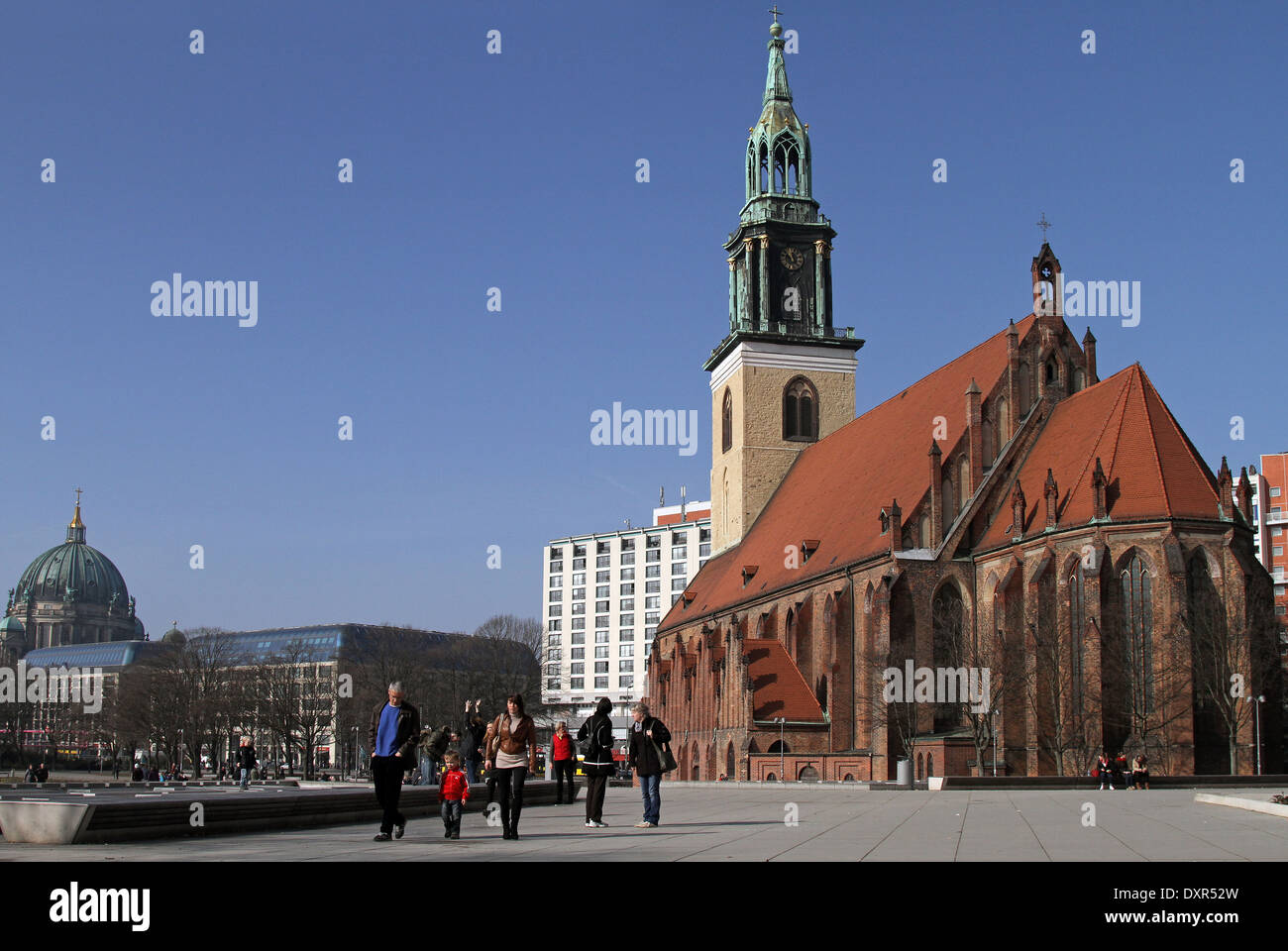 Berlin, Germany, St. Mary's Church Stock Photo