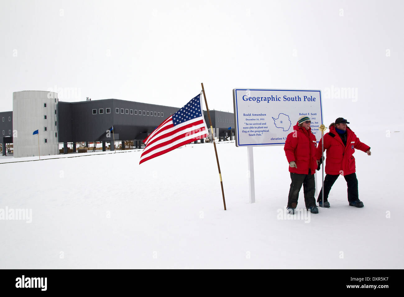 Amundsen-Scott South Pole Station, American scientific research station,  South Pole, Antarctica Stock Photo - Alamy