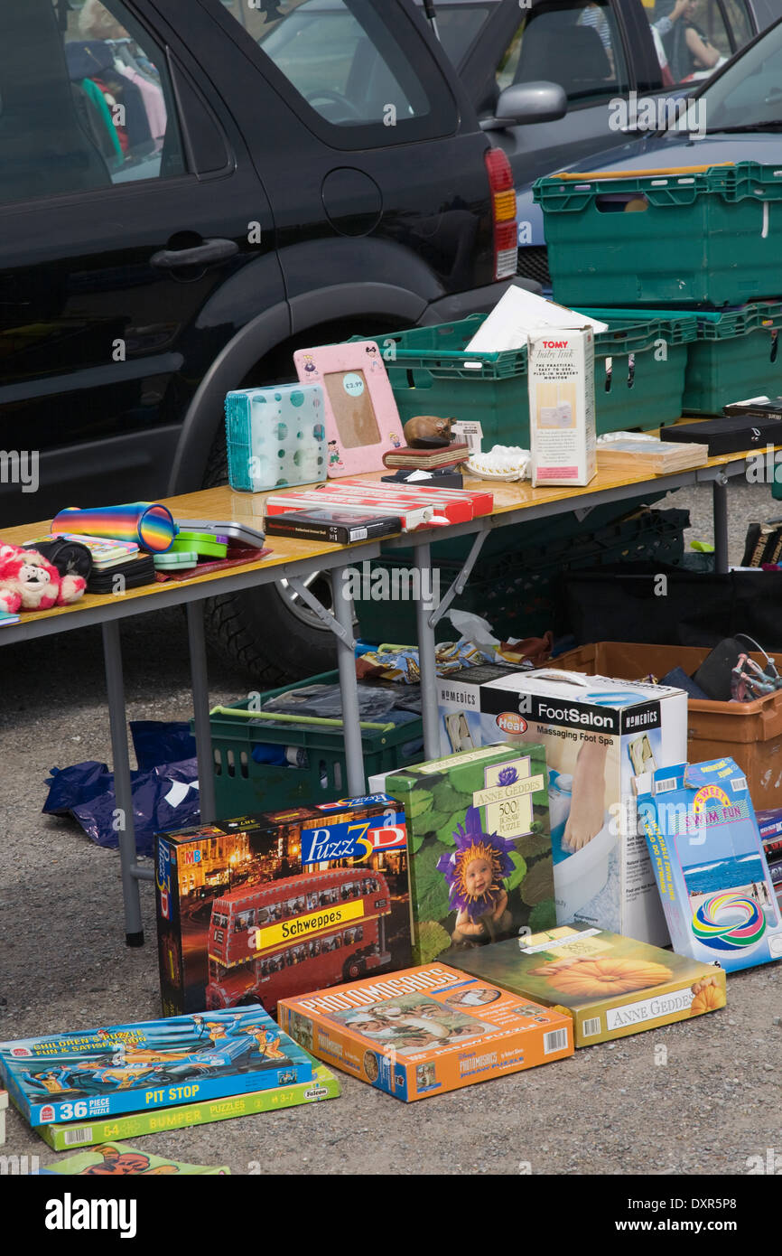 Car boot sale Stock Photo Alamy