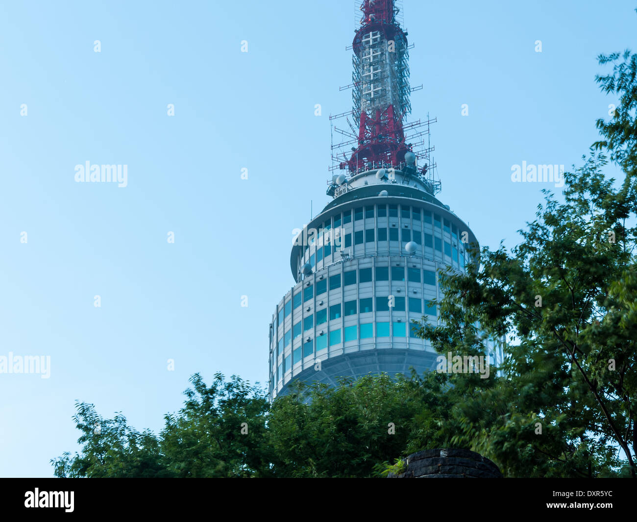 Namsan Tower in Seoul, South Korea. Stock Photo