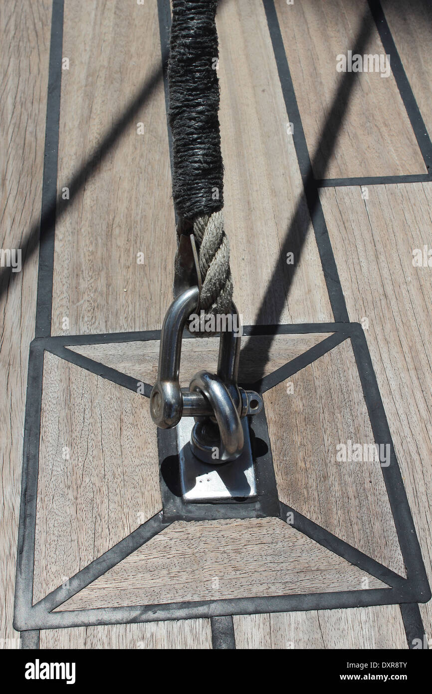 Rigging detail of the clipper 
